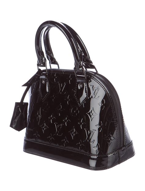 louis vuitton monogram vernis patent black alma|louis vuitton vernis leather.